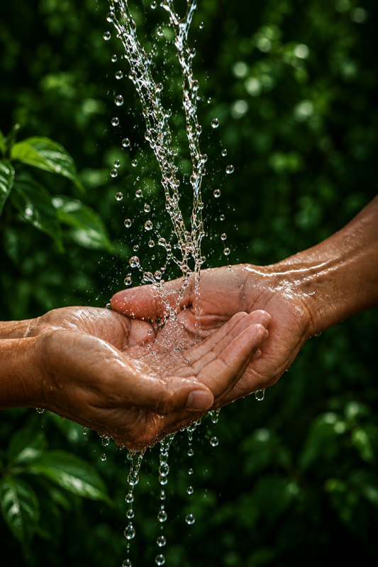 Hands with Water p
