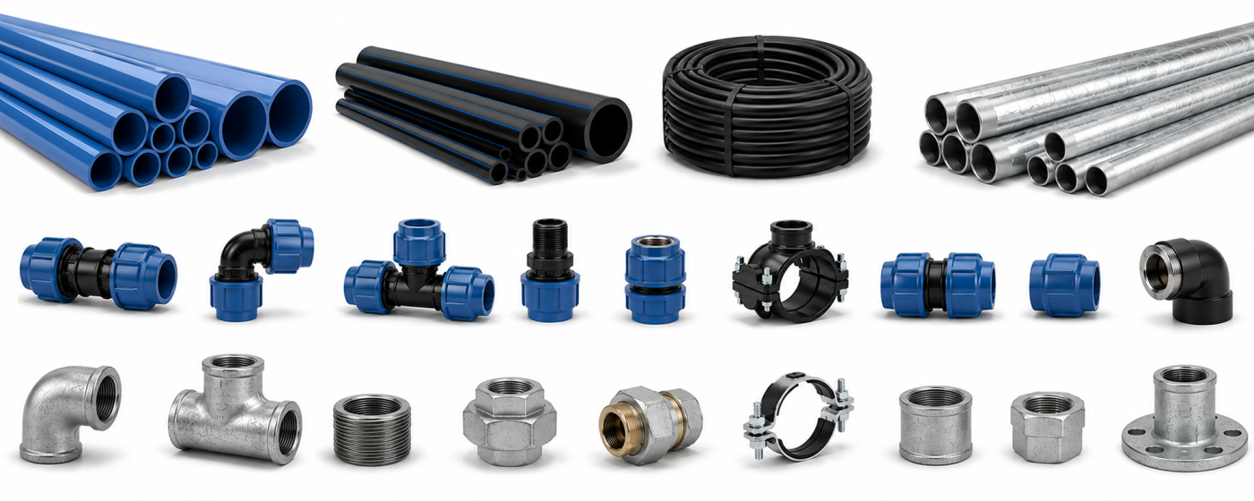 Pipes and fittings